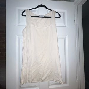 ASOS DESIGN 90s linen suit mini dress in biege size 8 NWOT